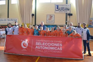 Selección Valenciana sub17 Fútbol Sala femenina - Partido contra Murcia - Campeonato Nacional Selecciones Autonómicas Archena, Murcia