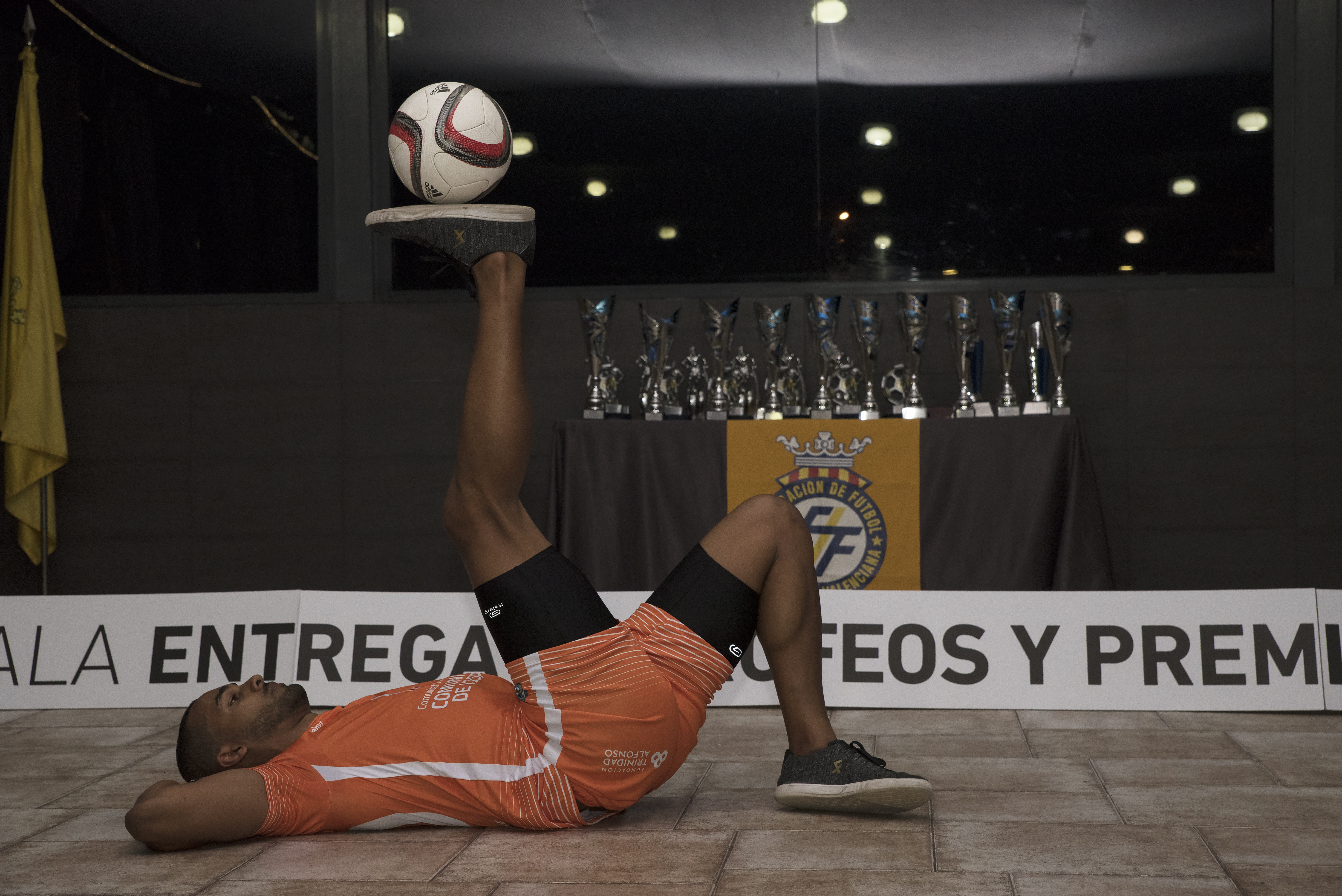 Juanan Lozano, en la Gala Futsal FFCV de Castelló - Free Style