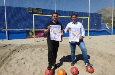 10 mayo - Bernabé Cano y Salva Gomar presentan la Liga Nacional de Fútbol Playa