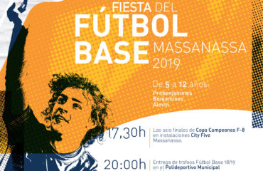 Cartel Copa Campeones F8 Massanassa Fiesta del Fútbol Base de Valencia