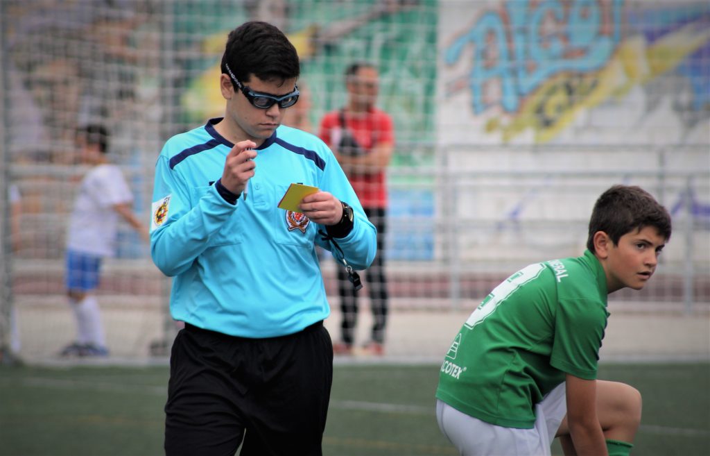 Jorge Aura, el árbitro más joven de la Comunitat Valenciana