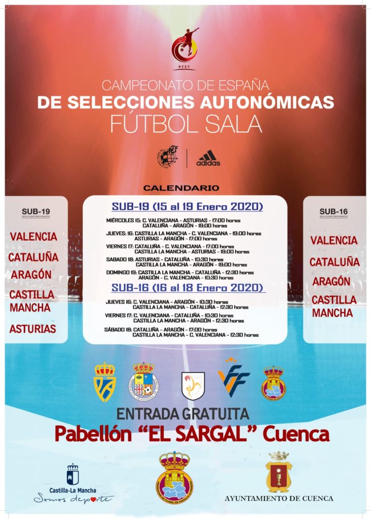 cartel oficial CNSA futsal Cuenca