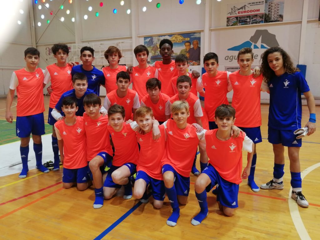 9 feb. Entrenamiento Selecció sub14 futsal en Calpe