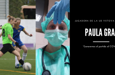 Paula Grau, médica y futbolista de la UD Yátova
