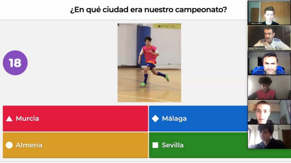 24 abr- Selecció sub14 futsal concurso Kahoot