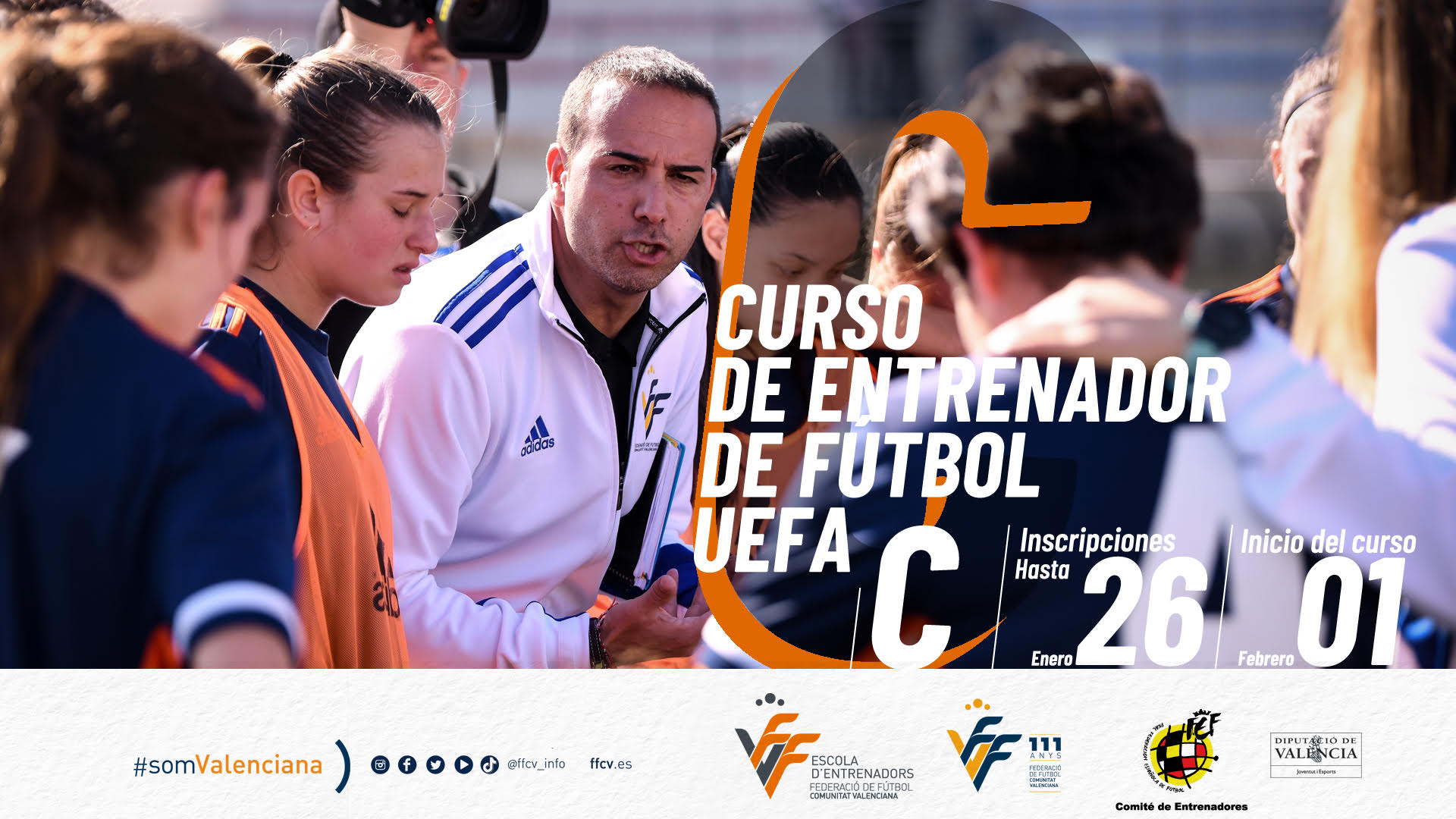 Nuevo Curso De Entrenador Licencia UEFA C - FFCV