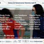 CONVOCATORIA Valenta sub15 Alicia Moreno La Vila Joiosa