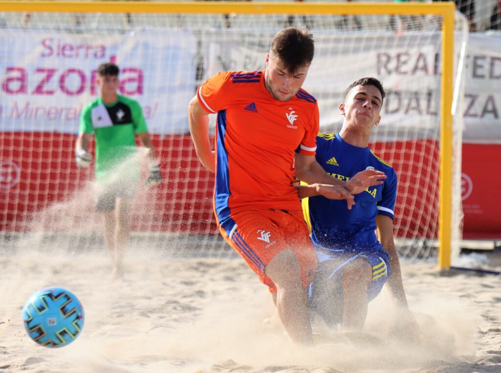 30 jul Selecció Valenciana masculina sub19 fútbol playa vs Melilla en Cadiz