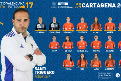 Convocatoria oficial Selecció Valenta sub17 fase oro CNSA Cartagena