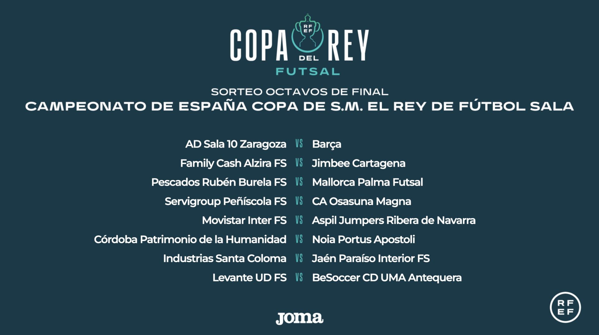 Alta exposición Solicitud Calumnia FUTSAL | Alzira, Levante y Peñíscola ya tienen rivales en los Octavos de  Final de la Copa del Rey - FFCV