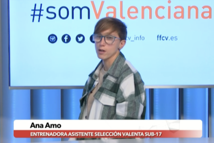 Ana Amo, entrenadora asistente de la Selecció Valenciana Valenta sub17, en somValenciana