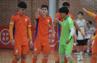 Julen Fuentes celebra su cuarto gol