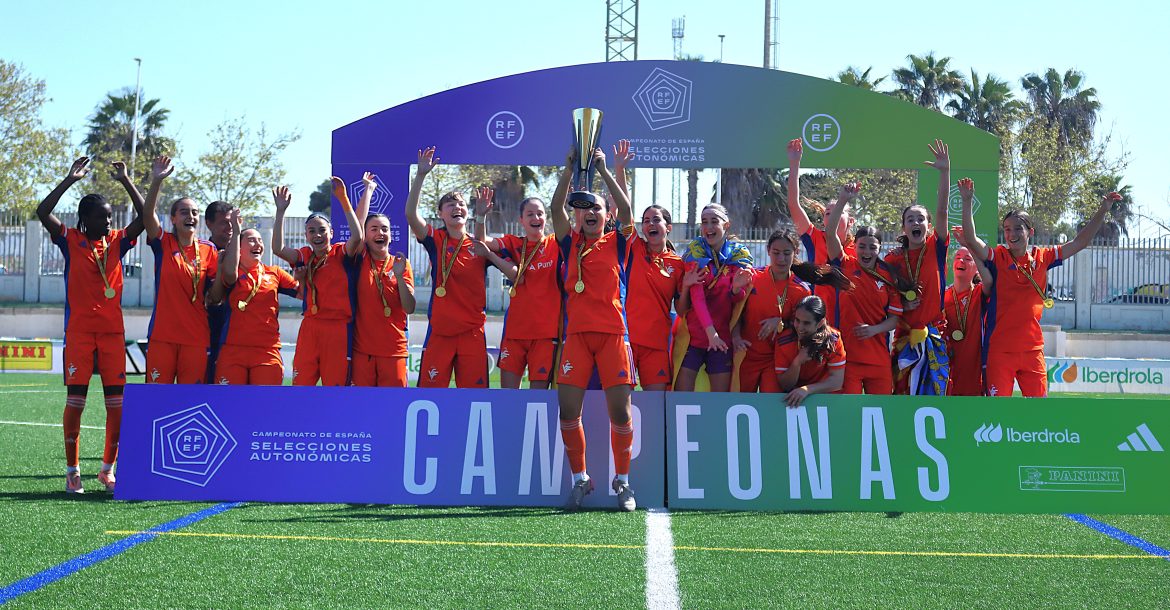 Foto oficial Campeonas de España sub14 Valenta