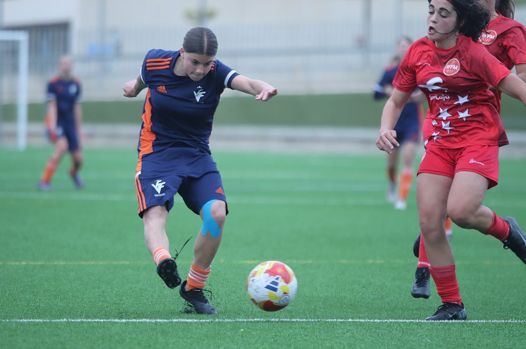 Sara Rubert con la selección valenciana sub14