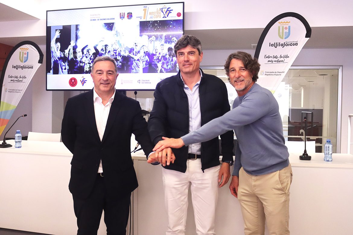 Presentación La Nostra Copa La Vila Joiosa - Salva Gomar, Marcos Zaragoza y Peyo Lloret