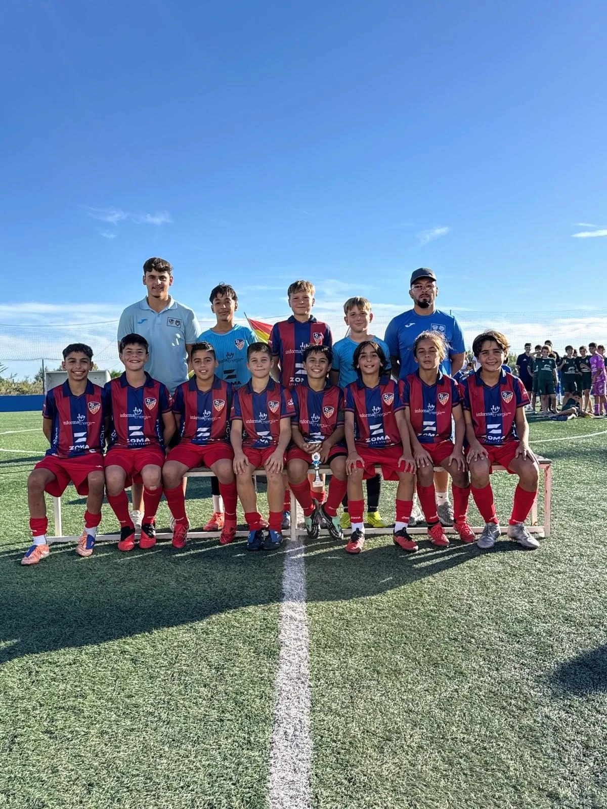 Equipos alevines clasificados para las semifinales en la 1.ª jornada de la Copa Federació en El Planter