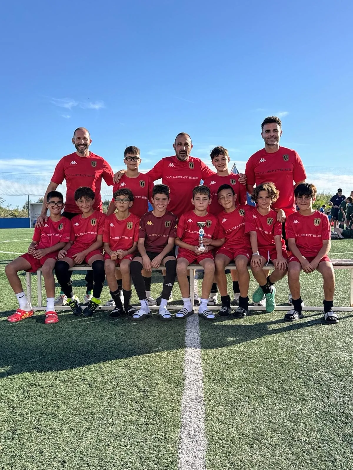 Equipos alevines clasificados para las semifinales en la 1.ª jornada de la Copa Federació en El Planter