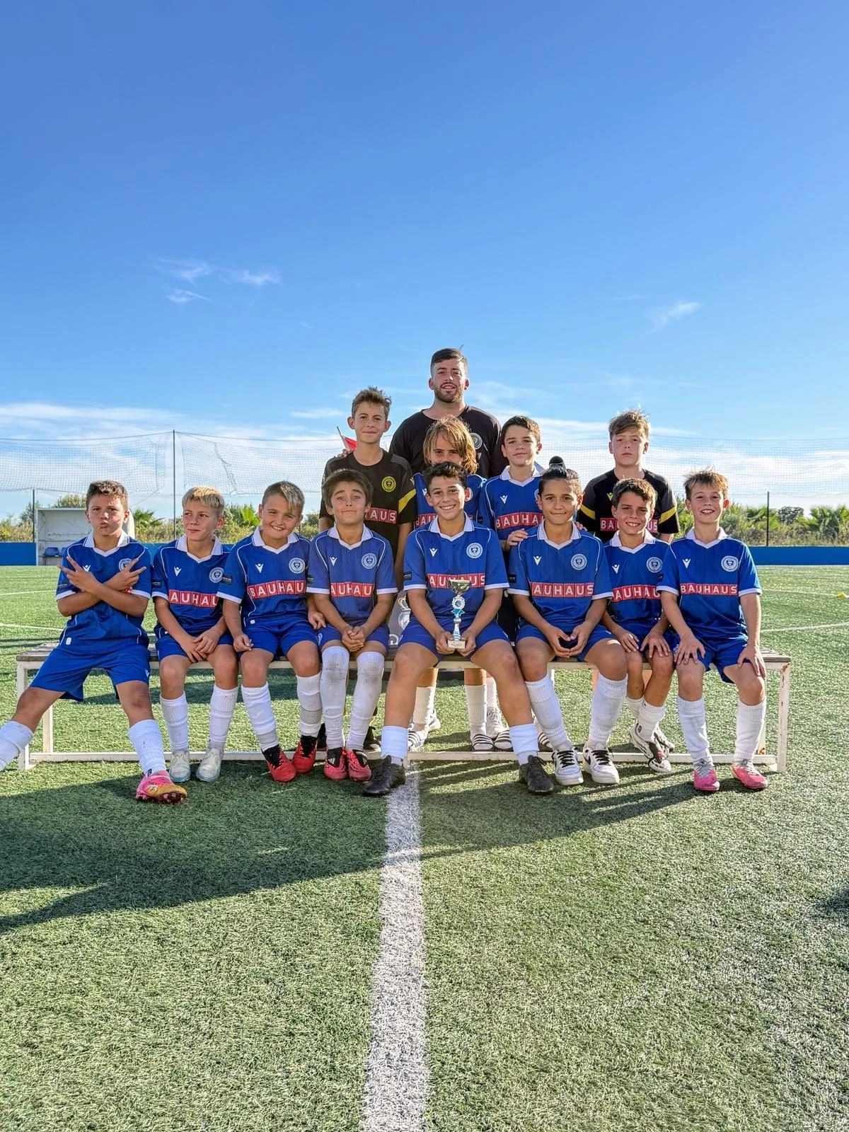 Equipos alevines clasificados para las semifinales en la 1.ª jornada de la Copa Federació en El Planter