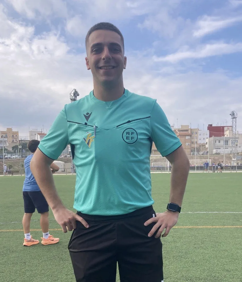 David Huertas, àrbitre del II Torneig Tornem! de Manises