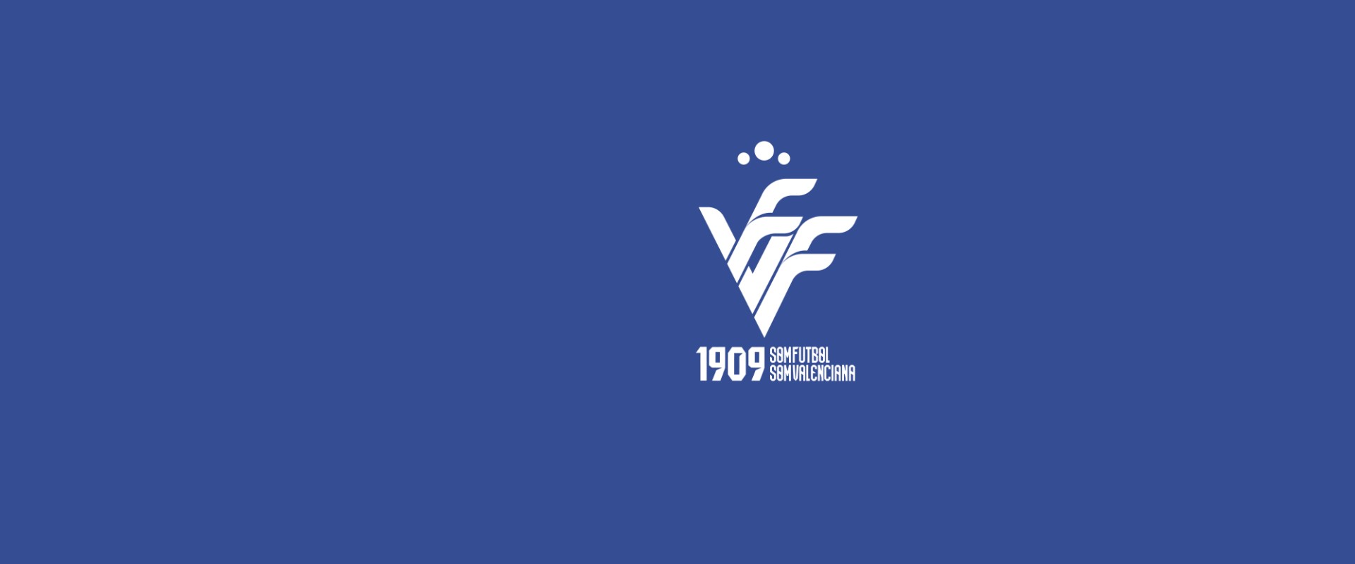 Logo de la FFCV sobre fondo azul